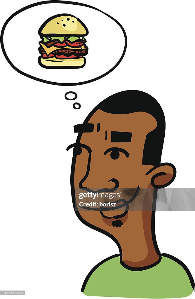 Hungry guy