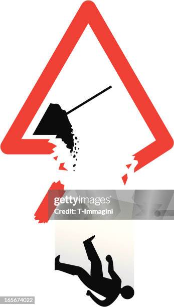workplace safety - going separate ways stock illustrations
