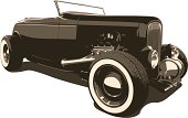 Sepia Hot Rod - 1932