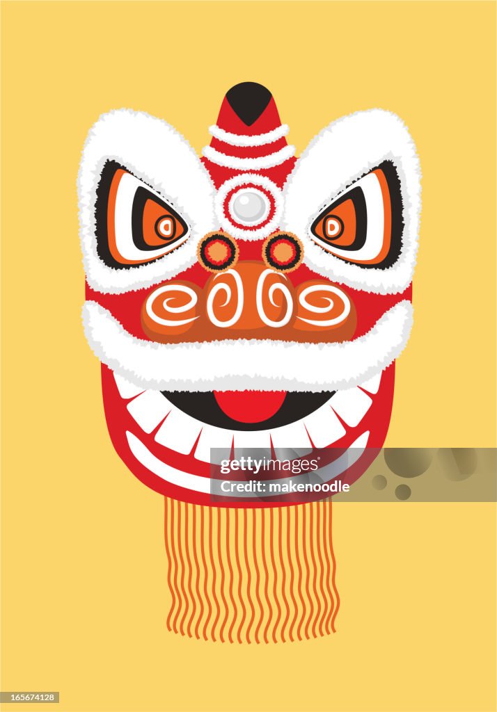 Chinese Traditional Lion Dance Costume