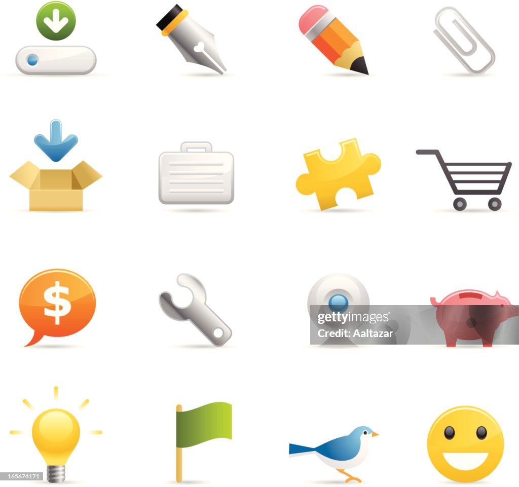 Color Web Icons
