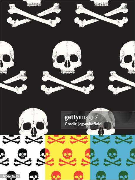 Crossbones Pattern Skull And Crossbones Pattern Photos and Premium High Res Pictures ...