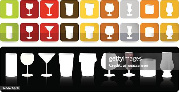 drinking glasses, what's your poison? - drinking whiskey stock illustrations