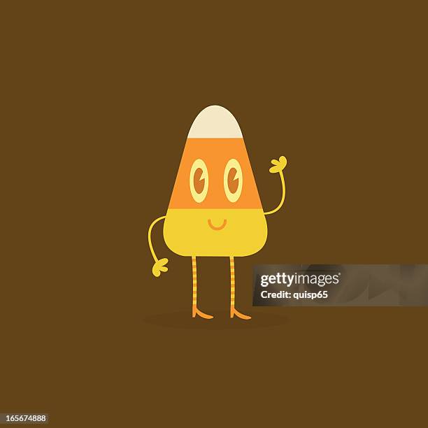 candy corn man - candy corn stock illustrations