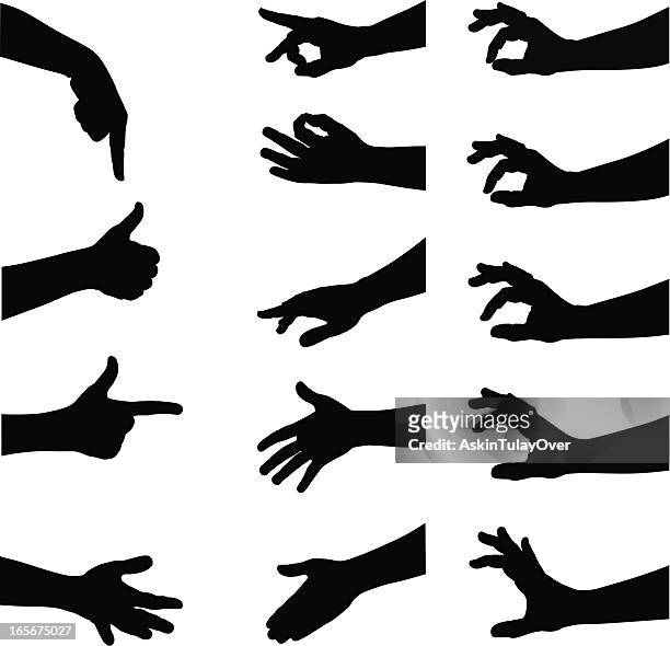 hands - hitchhiking stock illustrations