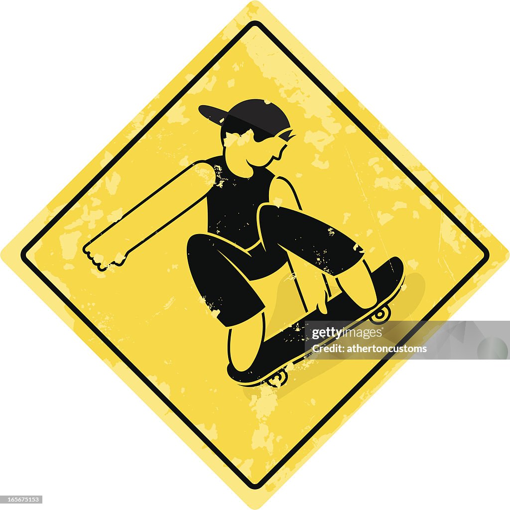 Skate Router Signs Skateboarding Sign High-Res Vector Graphic - Getty Images