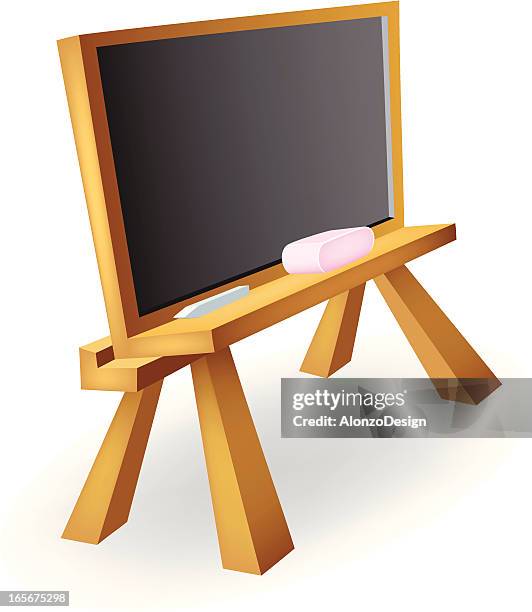 blackboard - chalkboard eraser stock illustrations