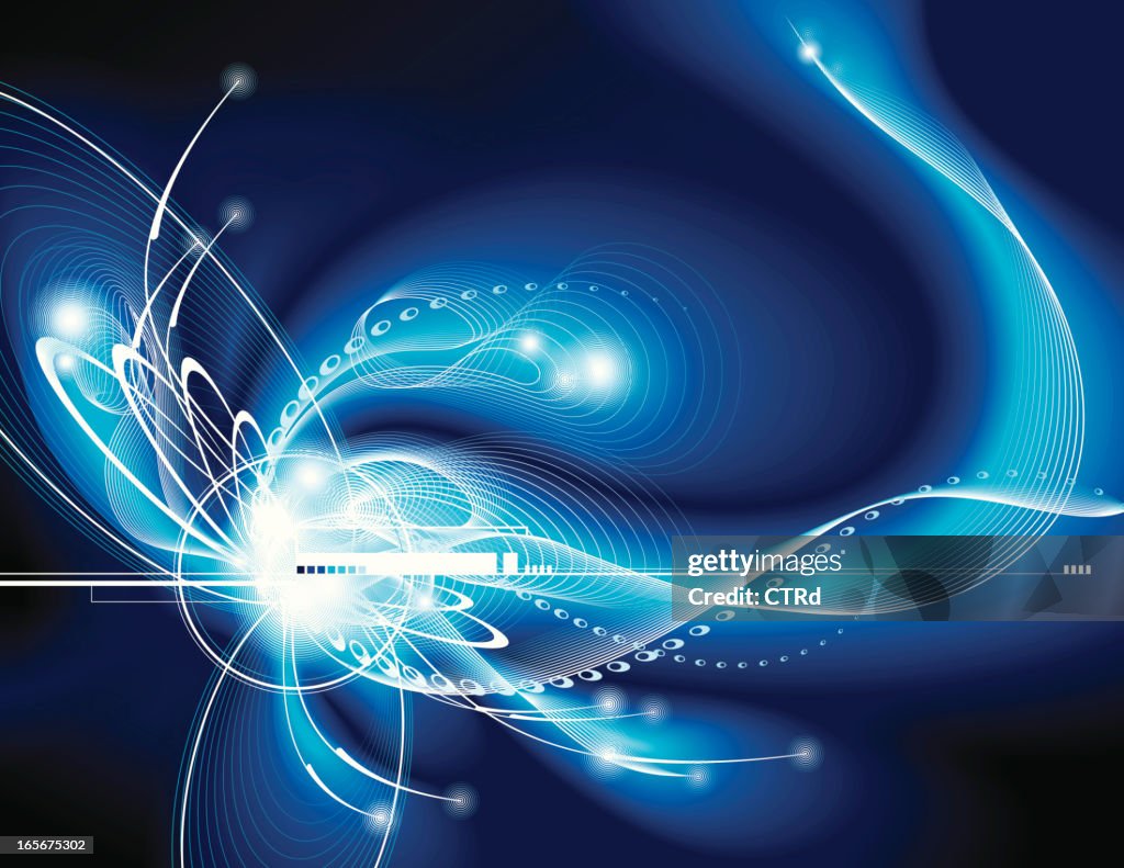 Abstract Led Line Light Pattern Background High-Res Vector Graphic ...