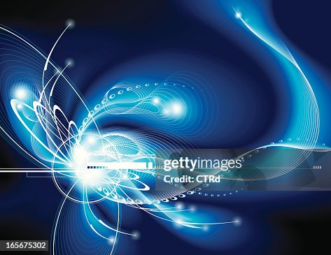 Abstract Led Line Light Pattern Background High-Res Vector Graphic ...