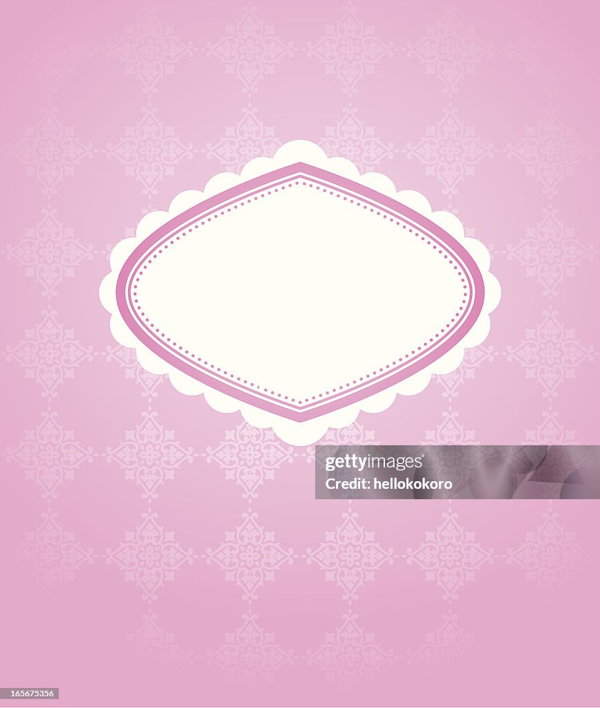Border Roti Pink Pink Decorative Border High-Res Vector Graphic - Getty Images