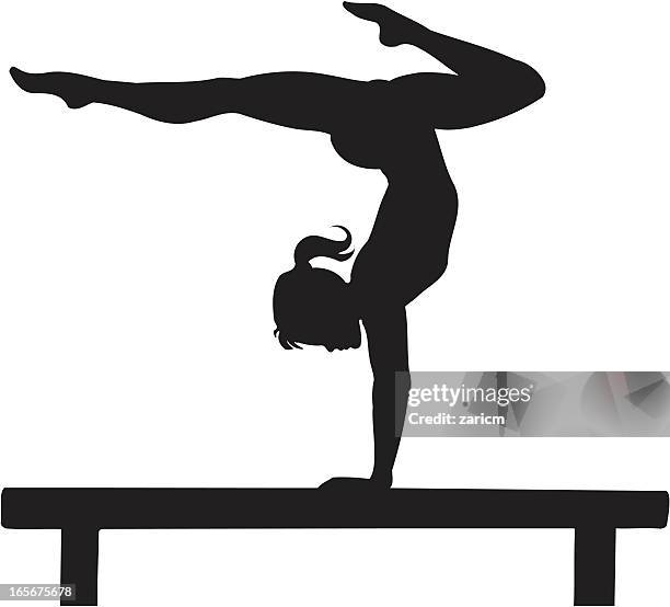 ilustrações de stock, clip art, desenhos animados e ícones de ginástica - ginástica