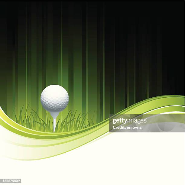golf background - golf tee stock illustrations
