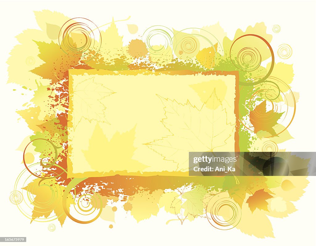 Automn Frame Autumn Frame High-Res Vector Graphic - Getty Images