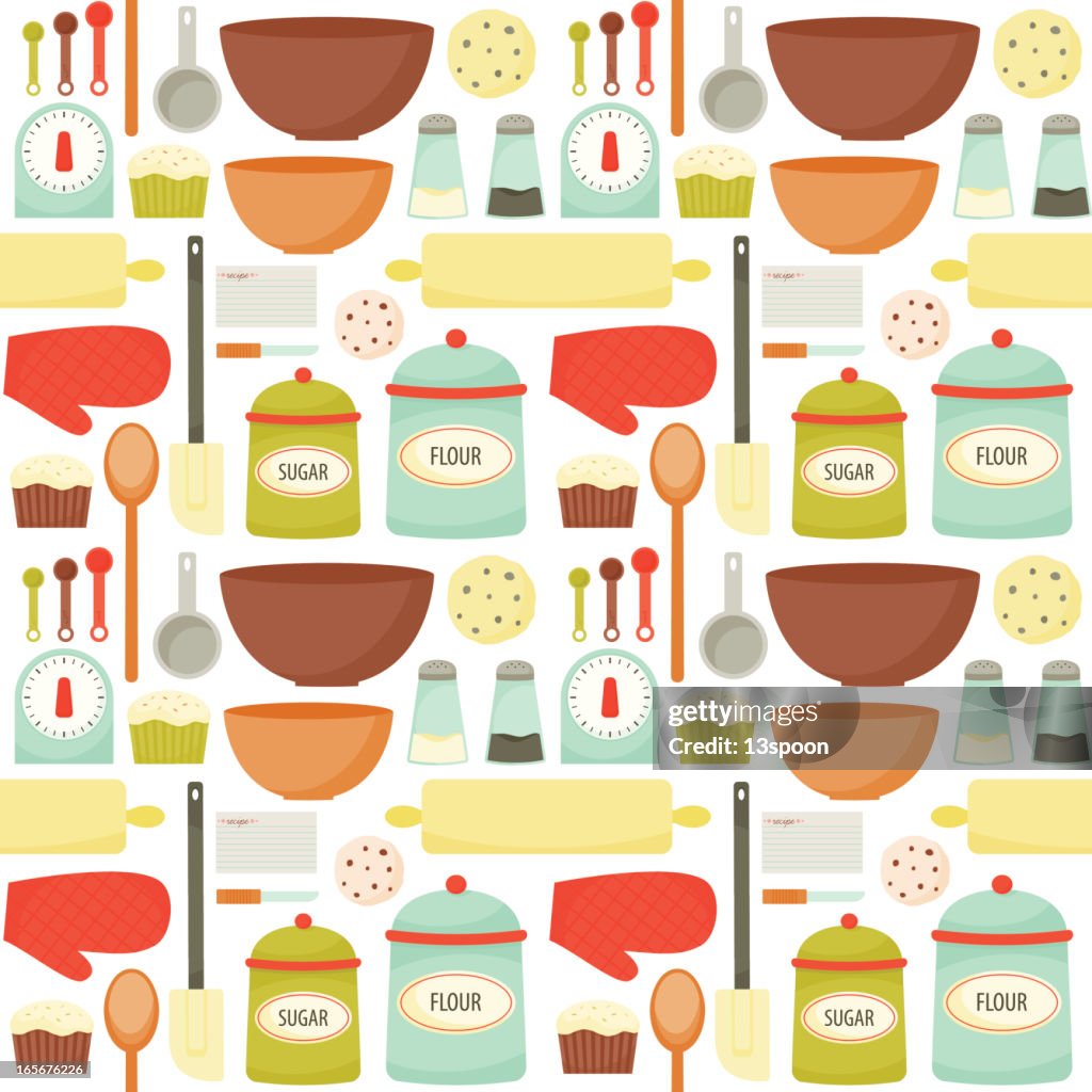 Colrful Baking Pattern