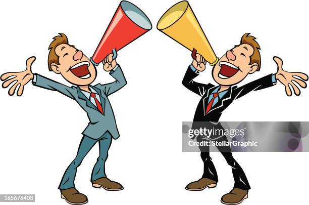 shout out - beckoning stock illustrations