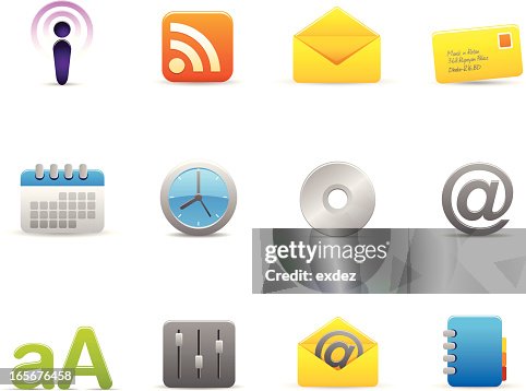 Internet based Icon set Internet based Icon set