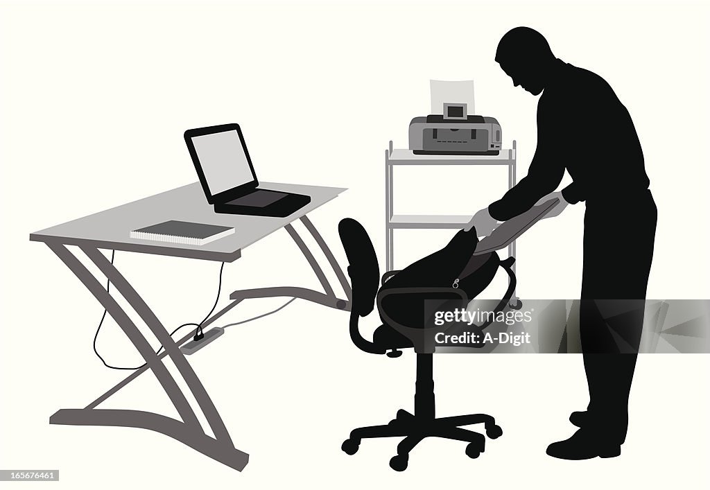 Computer Setup Vector Graphic Computer Setup Vector Silhouette High-Res Vector Graphic - Getty Images