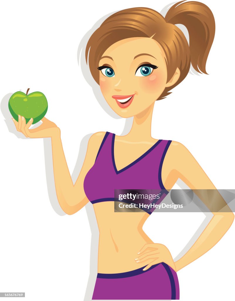 Fit Mädchen