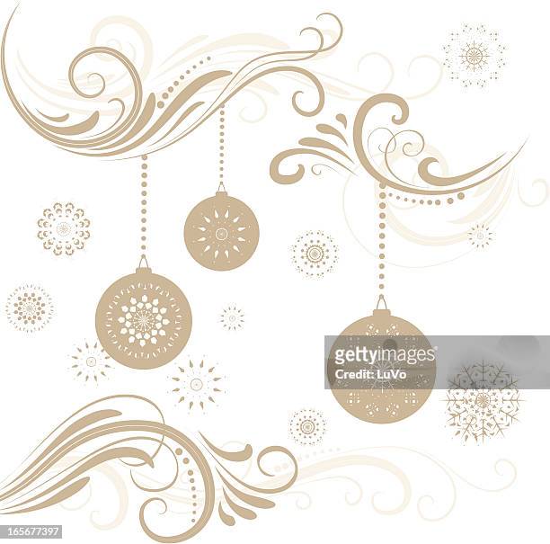 weihnachten weihnachtsschmuck - ornament stock-grafiken, -clipart, -cartoons und -symbole