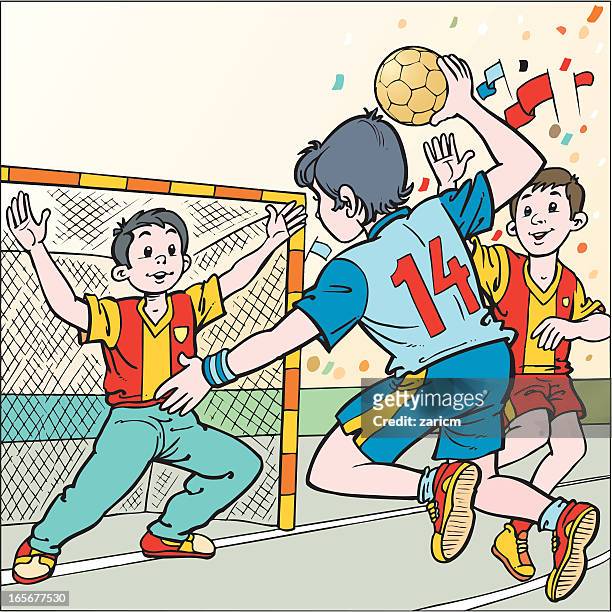 handball - handball stock illustrations