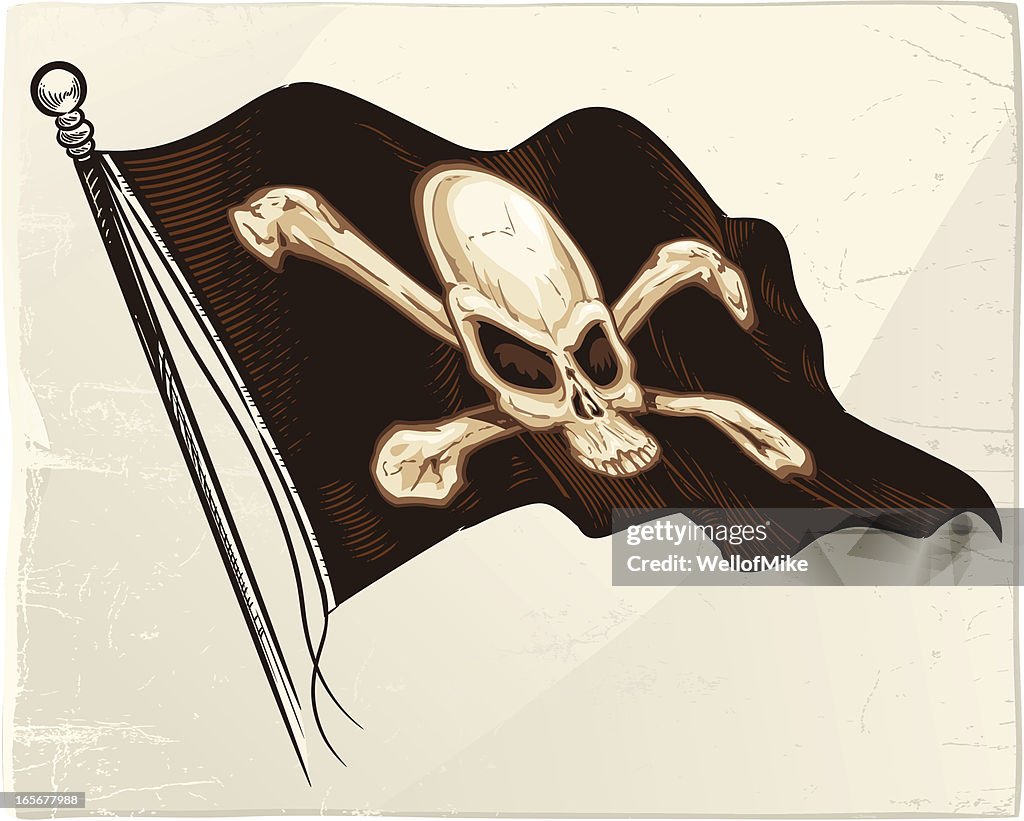 Jolly Roger bandera pirata