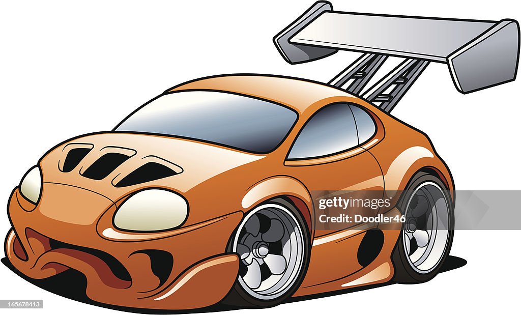 Cartoon Car Rotor Cartoon Sports Car Images