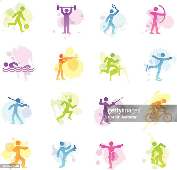 flecken icons-sport - spotting stock-grafiken, -clipart, -cartoons und -symbole