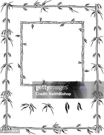 Bamboo Frame Background Bamboo Frame Background