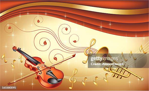 classical music background - opera stock illustrations