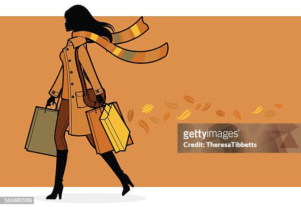 267 Ilustraciones de Mujer Caminando De Perfil - Getty Images