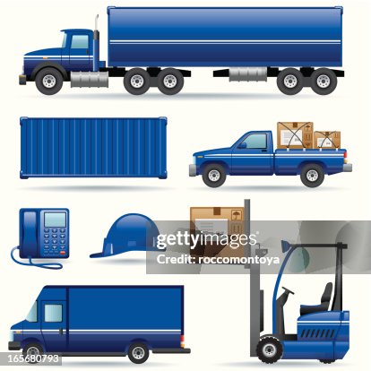 Icon Set, Logistic Icon Set, Logistic