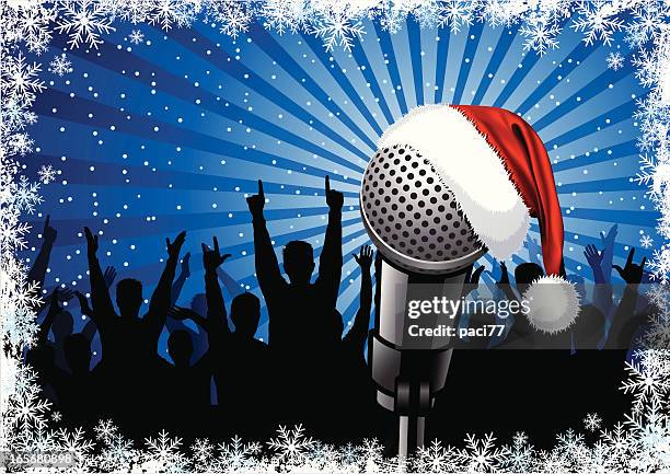 konzert für weihnachten (vektor xxl jpg - nero stock-grafiken, -clipart, -cartoons und -symbole