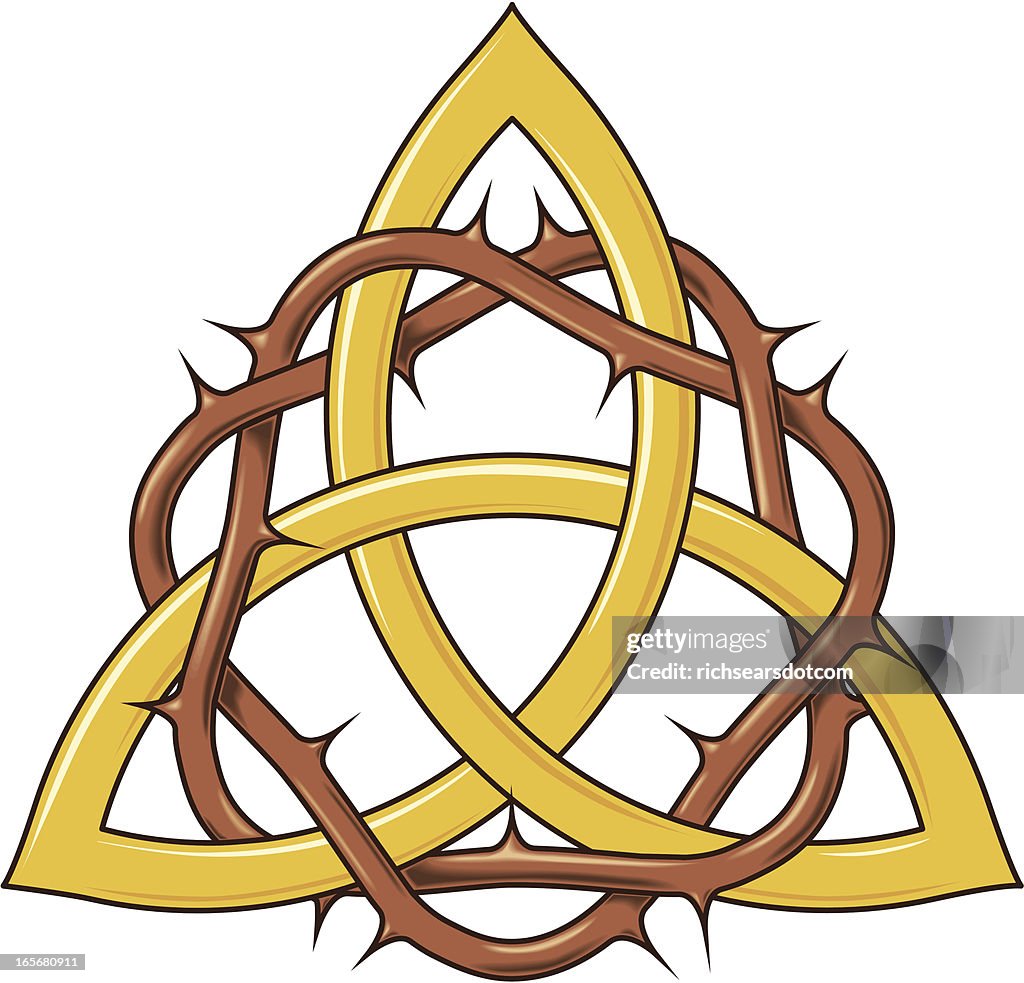 Crown of Thorns in Trinity Knot