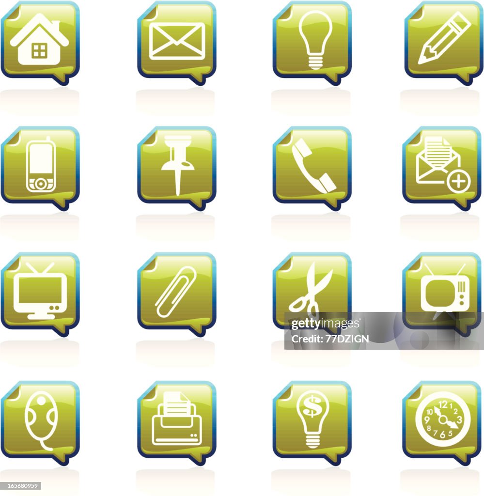 Household icon set