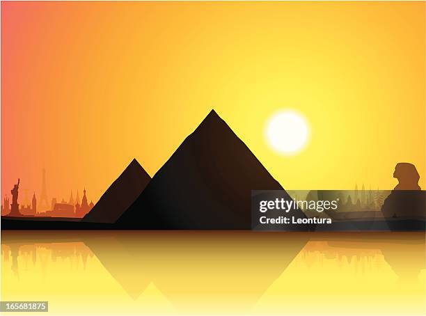 stacked pyramid photos and premium high res pictures -... The Pyramids High-Res Vector Graphic - Getty Images