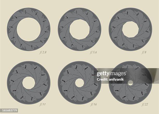 f-haltestellen - spiegelreflexkamera stock-grafiken, -clipart, -cartoons und -symbole