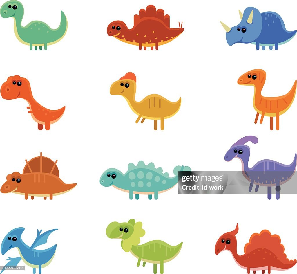 Lustige Dinosaurier