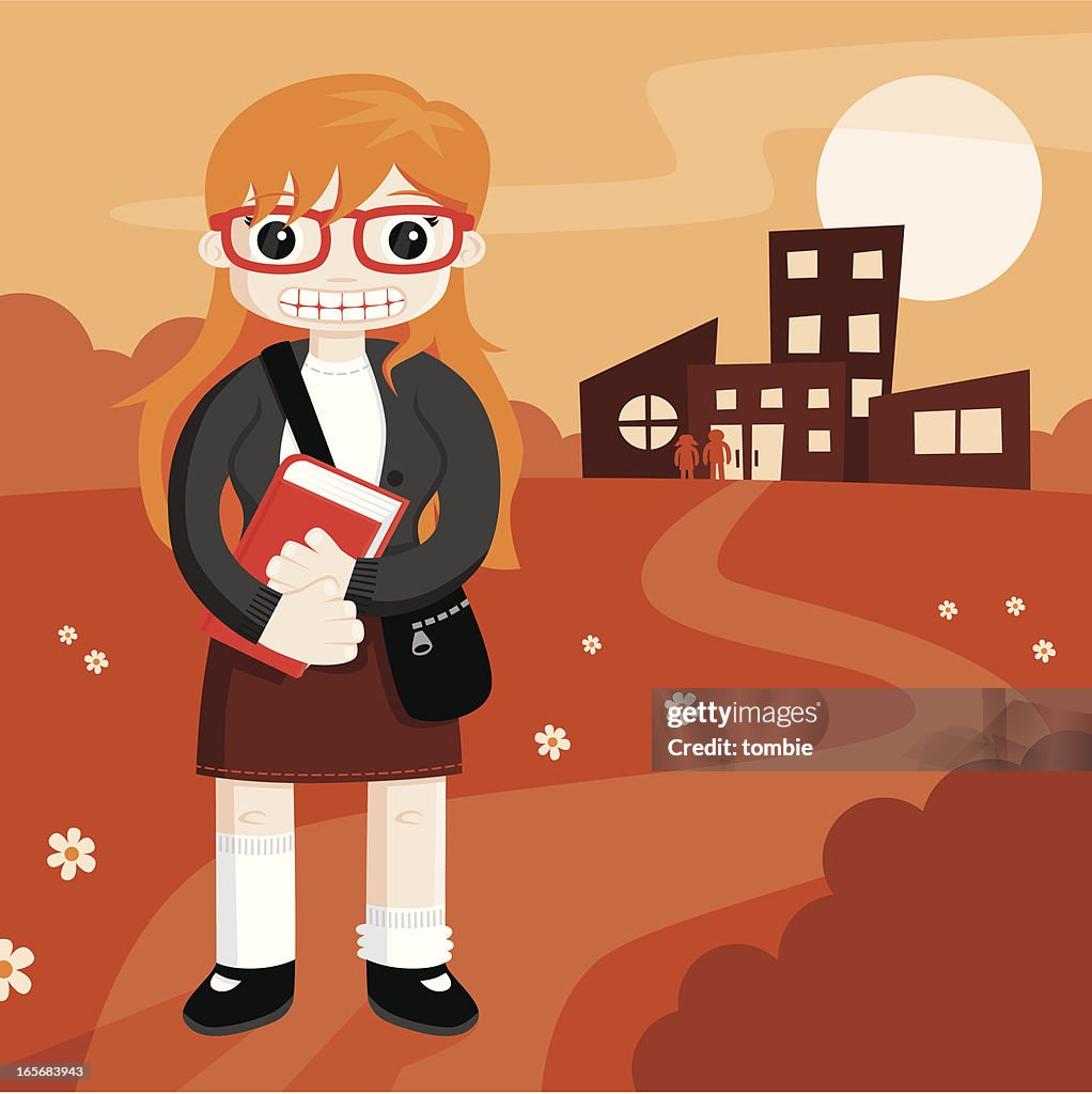 Secchione College Girl