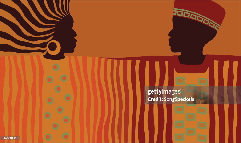 African Man and Woman