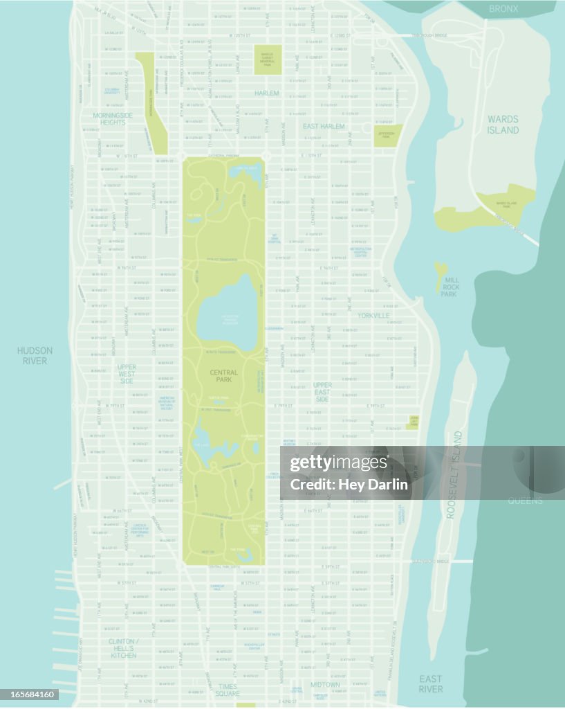 Mid Manhattan Map