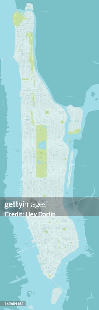 Map of Manhattan