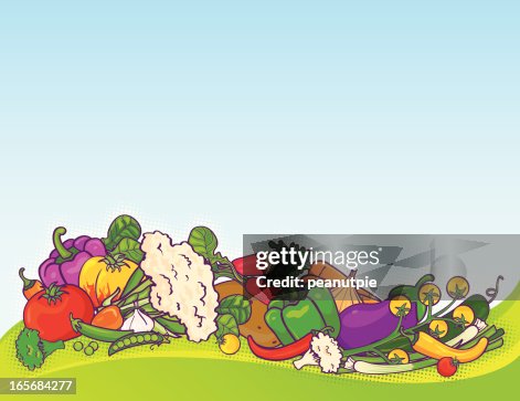 Dynamic veggie background Dynamic veggie background