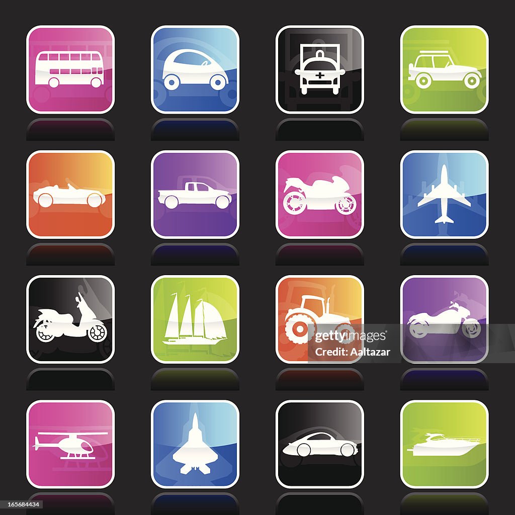 Ubergloss Icons - Transportation