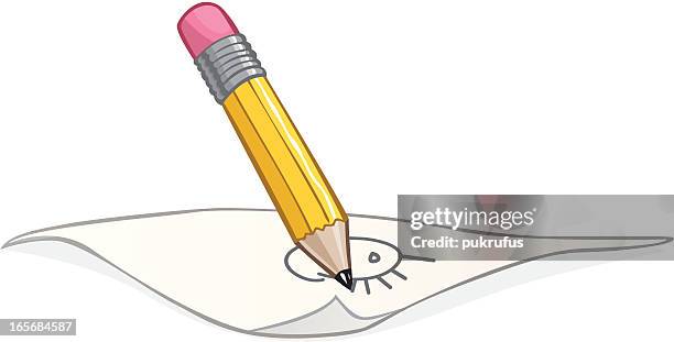 drawing - eraser stock illustrations