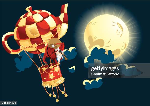 target seeking - gold balloon stock illustrations