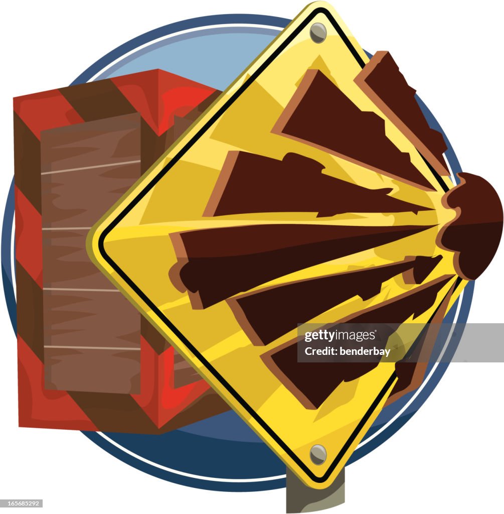 Signage Explode Explosion Sign High-Res Vector Graphic - Getty Images
