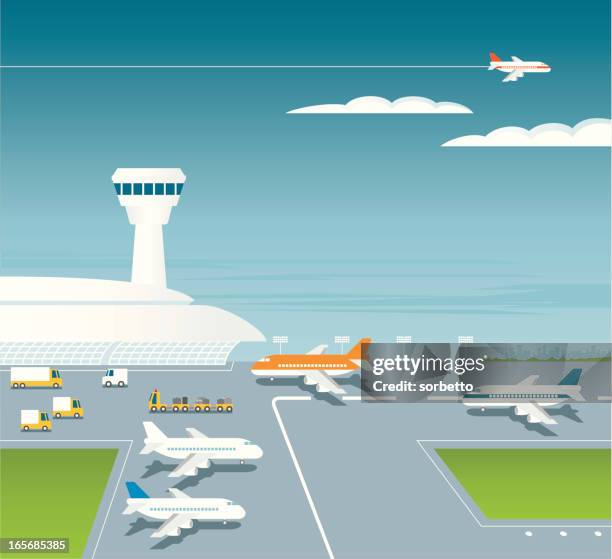 airport - airport stock illustrations