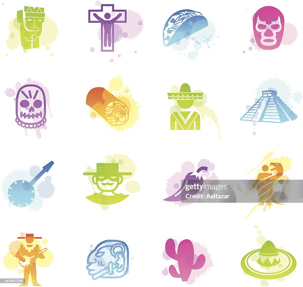 Stains Icons - Mexico