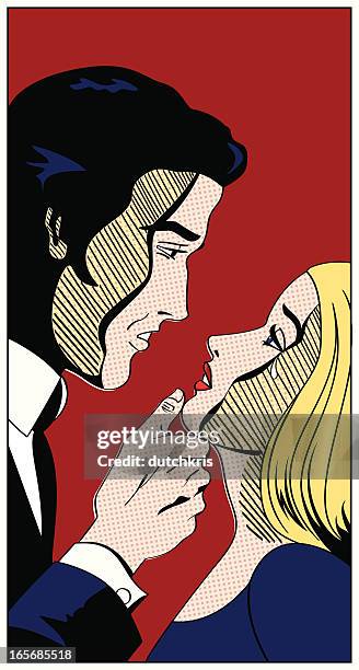 romance comic book - man crying stock illustrations