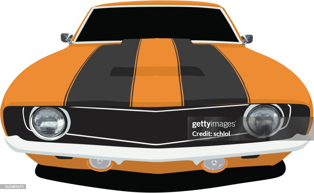 Orange 1969 Camaro